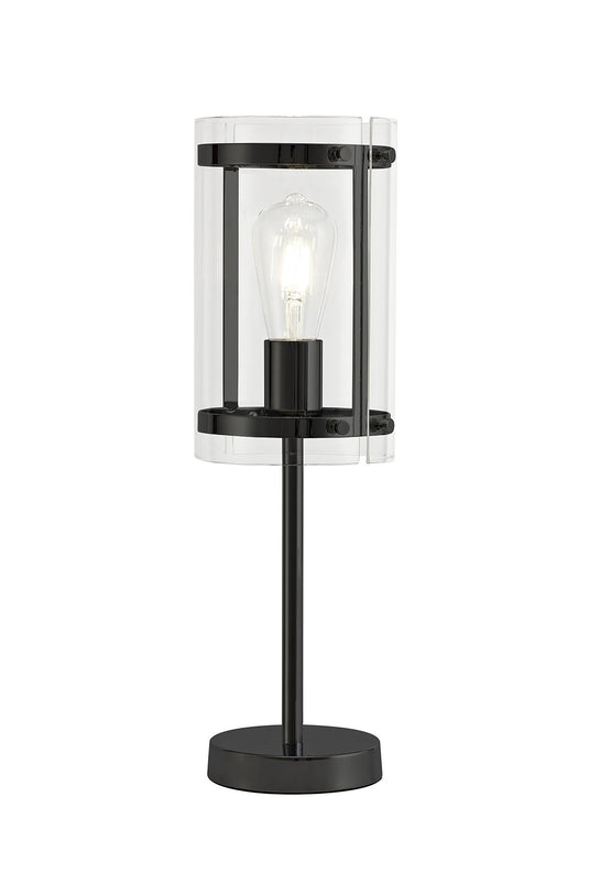 C-Lighting Somerhill Table Lamp, 1 Light E27, Matt Black - 29389