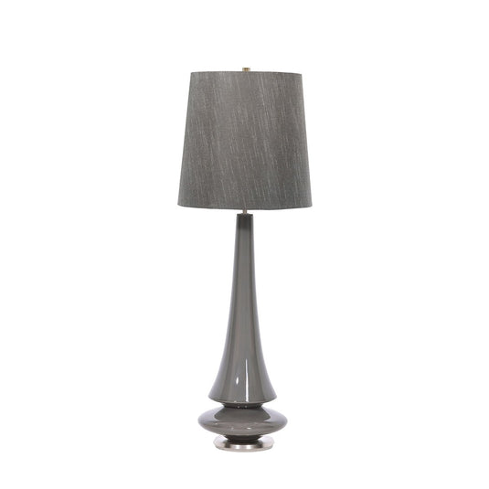 Elstead Lighting SPIN-TL-GREY Spin 1 Light Table Lamp - Grey