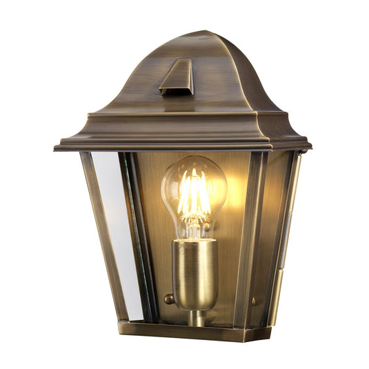 Elstead Lighting ST-JAMES-BRASS St James 1 Light Wall Lantern - Brass