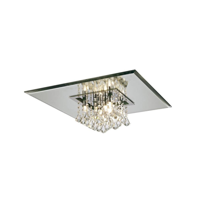 Diyas IL31008 Starda Ceiling Square 8 Light G9 Polished Chrome/Crystal - 38232