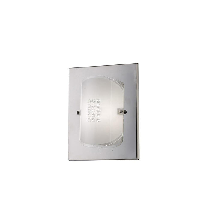 Diyas IL31330 Starlis Wall Lamp Switched 1 Light Polished Chrome/Glass/Crystal - 38337