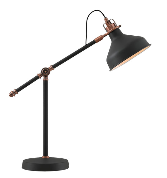 C-Lighting Stuppington Adjustable Table Lamp, 1 x E27, Graphite/Copper/White - 29146