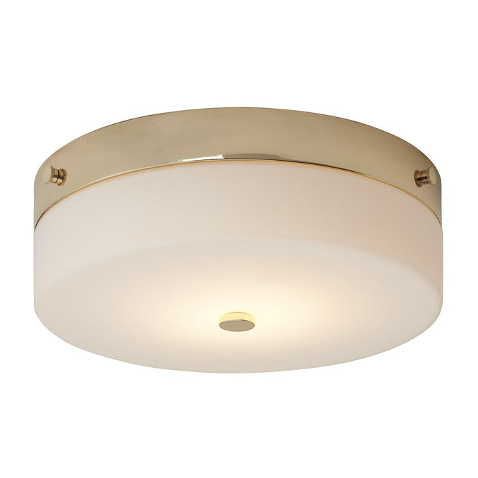 Elstead Lighting  TAMAR-F-L-PG Tamar 1 Light Large Flush Light - Polished Gold
