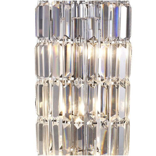 Diyas IL30070 Torre Crystal 1 Meter Polished Chrome - 37953