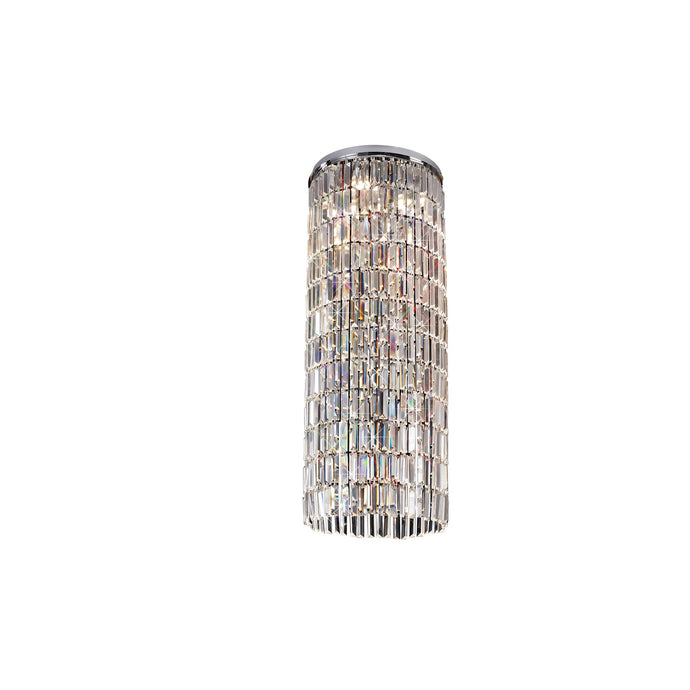 Diyas IL30075 Torre Pendant *** Plate Only *** 5 Light Polished Chrome/Crystal To Order - 37957