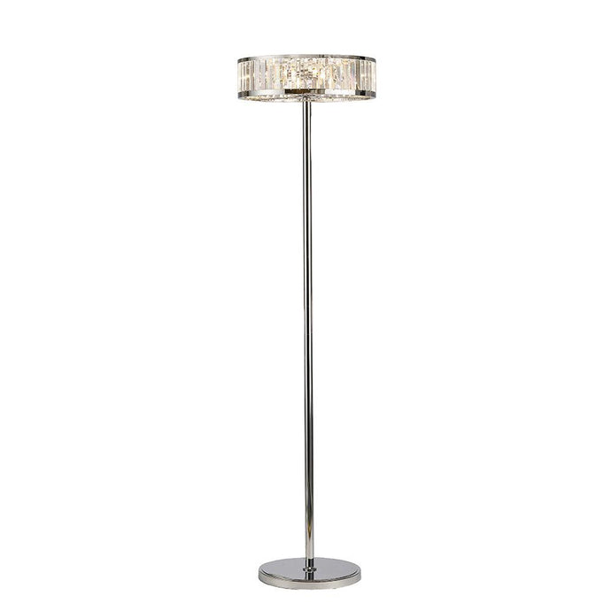 Diyas IL30177 Torre Floor Lamp 5 Light Polished Chrome/Crystal - 37977