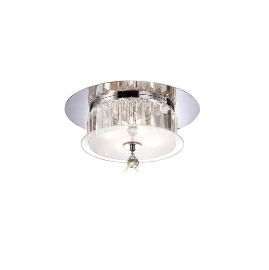 Diyas IL30241 Tosca Ceiling Round 4 Light Polished Chrome/Glass/Crystal - 38007