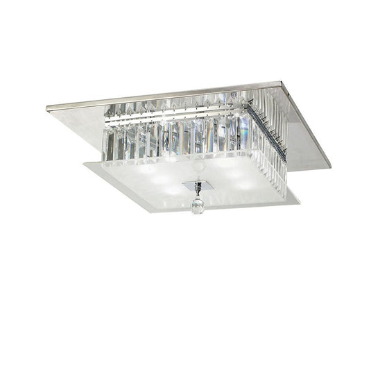 Diyas IL30246 Tosca Ceiling Square 6 Light Polished Chrome/Glass/Crystal - 38012