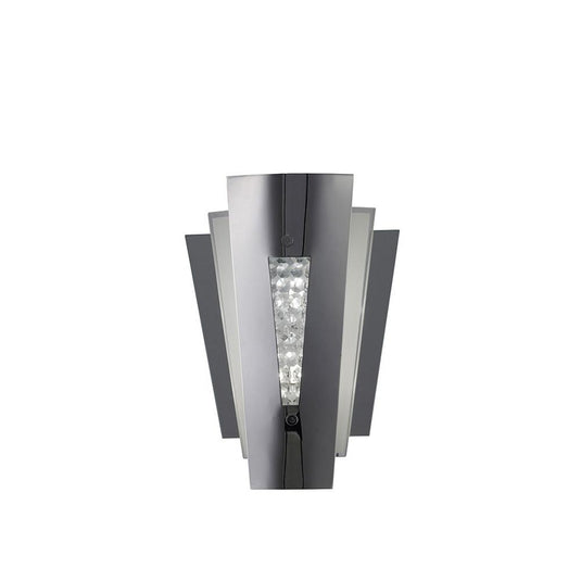 Diyas IL31270 Vega Wall Lamp 2 Light Stainless Steel/Crystal - 38322