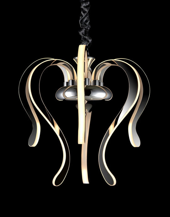 Mantra M5564 Versailles Ceiling LED Light 57W, 2733lm, 3000K Polished Chrome/White Acrylic, 3yrs Warranty