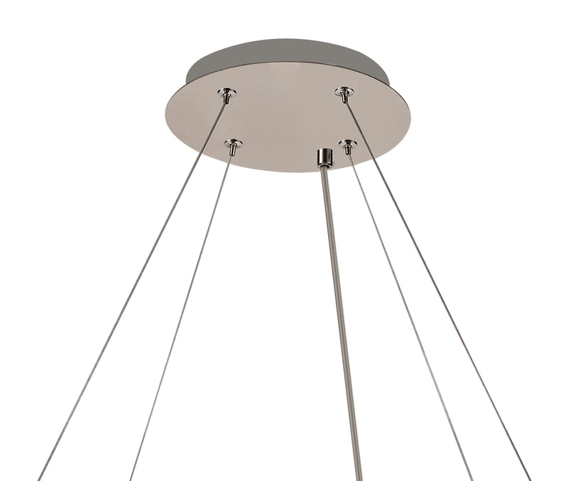 Load image into Gallery viewer, C-Lighting Vesta 80cm Round Pendant Chandelier, 12 Light E14, Polished Chrome/Crystal Item Weight: 16.8kg - 29240
