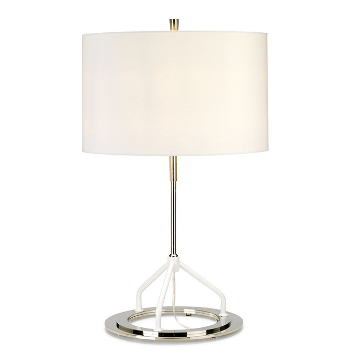 Elstead Lighting VICENZA-TL-WPN Vicenza Table Lamp - Dark Grey Polished Nickel