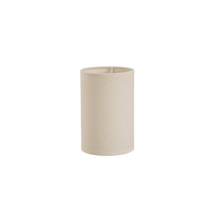 Diyas ILS20290 Victoria Round Fabric Shade Ivory Cream 130mm - 38669