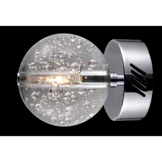 Avivo Lighting WB1302-1A Bubbles 1 Light Polished Chrome Wall Light