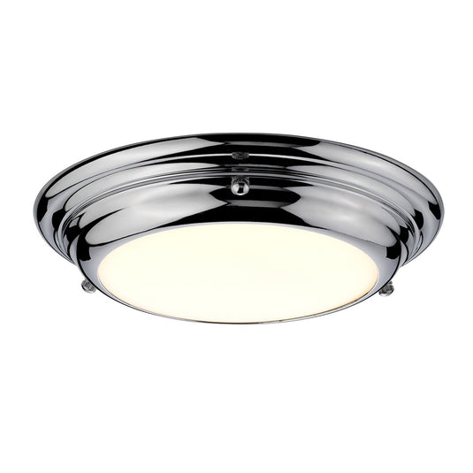 Elstead Lighting WELLAND-F-S-PC Welland 1 Light Mini LED Flush Light - Polished Chrome