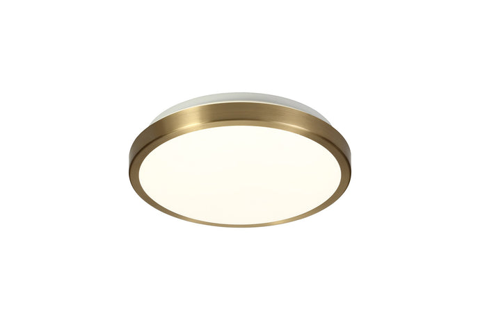 C-Lighting Westwell Ceiling, 1 x 12W LED, 4000K, 565lm, IP44, Soft Bronze/White, 3yrs Warranty - 29182