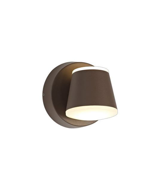 C-Lighting Westwood Wall Lamp, 2 x 6W LED, 3000K, 590lm, IP54, Dark Brown, 3yrs Warranty - 28817