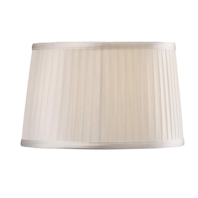 Diyas ILS31210 Willow Fabric Shade White 260/300mm x 190mm - 38674
