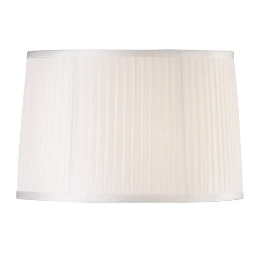 Diyas ILS31214 Willow Fabric Shade White 360/400mm x 260mm - 38675