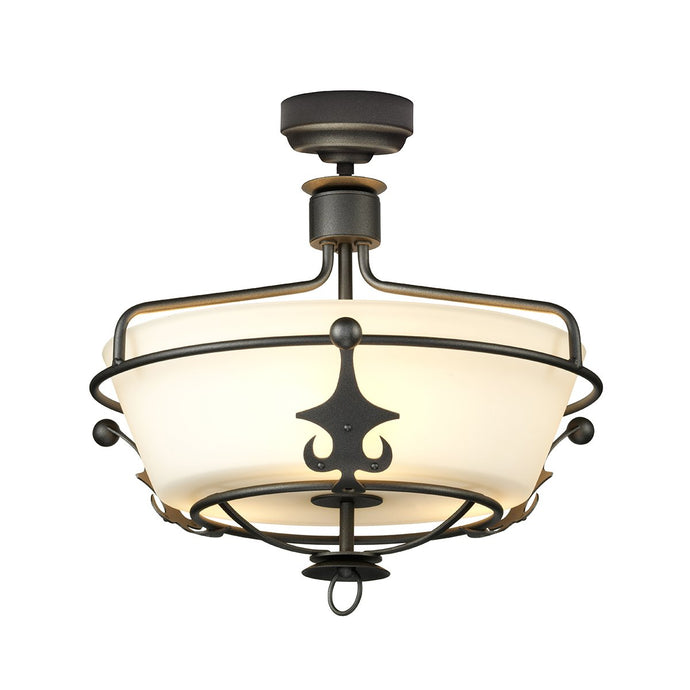 Elstead Lighting WINDSOR-SF-GR Windsor 3 Light Semi-Flush - Graphite