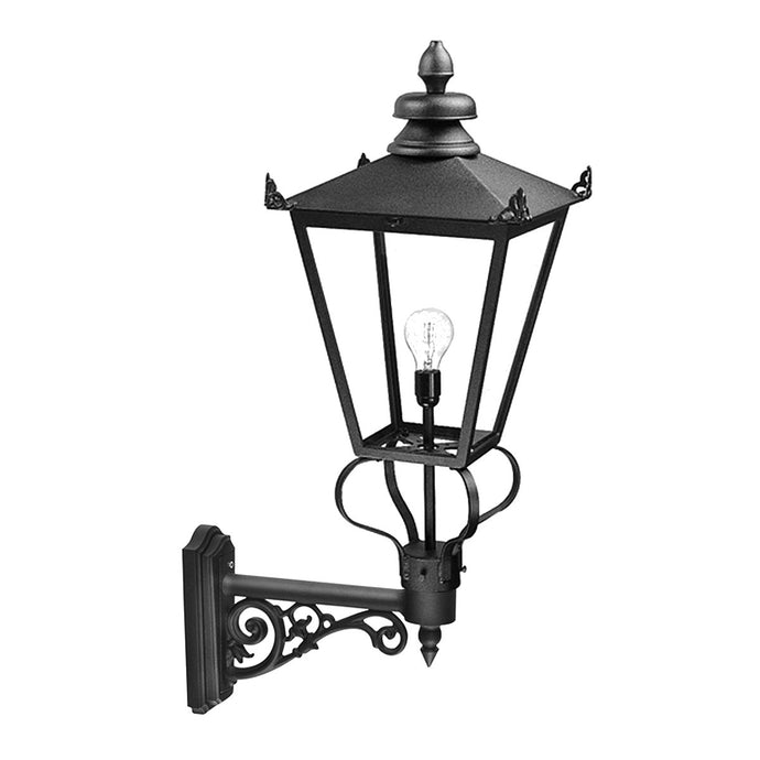 Elstead Lighting WSLB1-BLACK Wilmslow 1 Light Wall Lantern