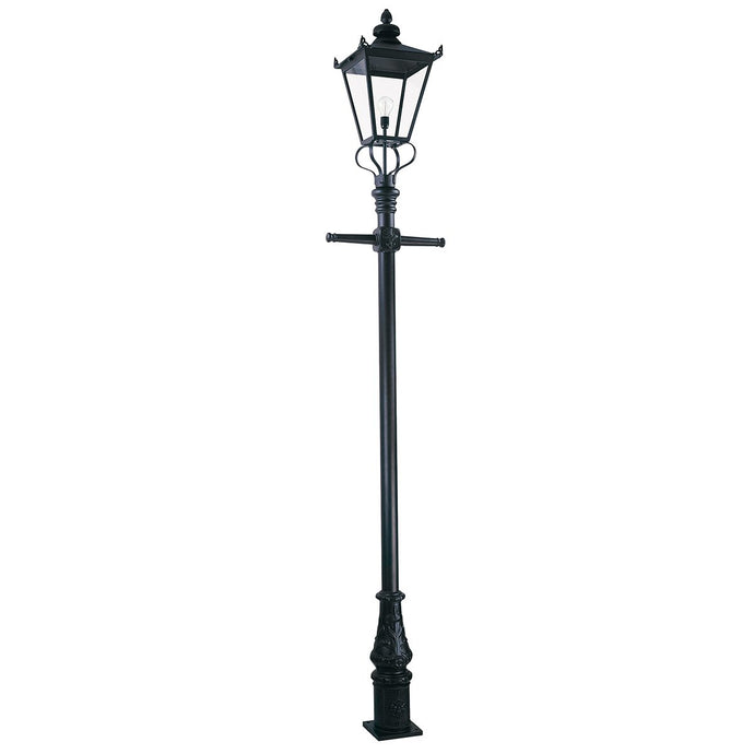 Elstead Lighting WSLP1-BLACK Wilmslow 1 Light Lamp Post