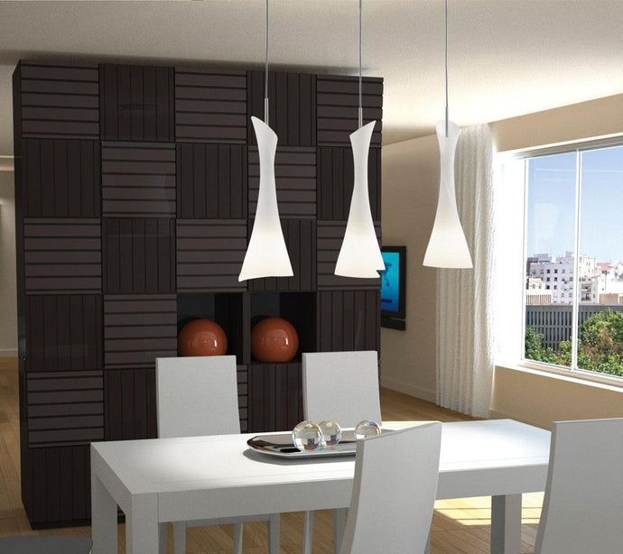 Mantra M0771 Zack Pendant 3 Light E27 Line, Satin Nickel