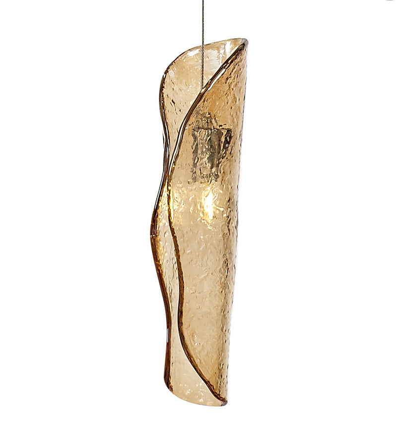 Load image into Gallery viewer, C-Lighting Zamicah Pendant 5m, 21 x G9, Polished Chrome/Clear &amp; Amber &amp; Smoked Glass Item Weight: 28.1kg - 29291
