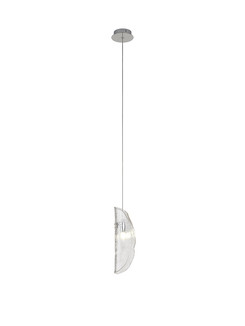 Load image into Gallery viewer, C-Lighting Zamicah Pendant 2m, 1 x G9, Polished Chrome/Clear Glass - 33175
