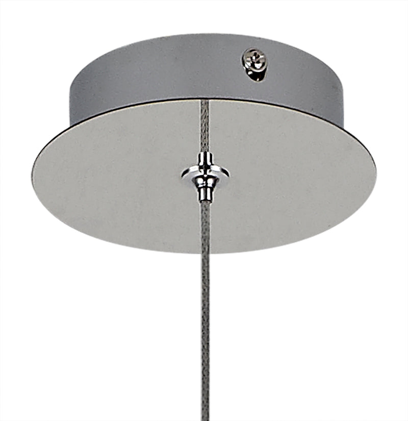 Load image into Gallery viewer, C-Lighting Zamicah Pendant 2m, 1 x G9, Polished Chrome/Clear Glass - 33175
