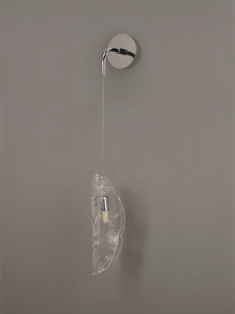 Load image into Gallery viewer, C-Lighting Zamicah Wall Light, 1 x G9, Polished Chrome/Clear Glass - 33179
