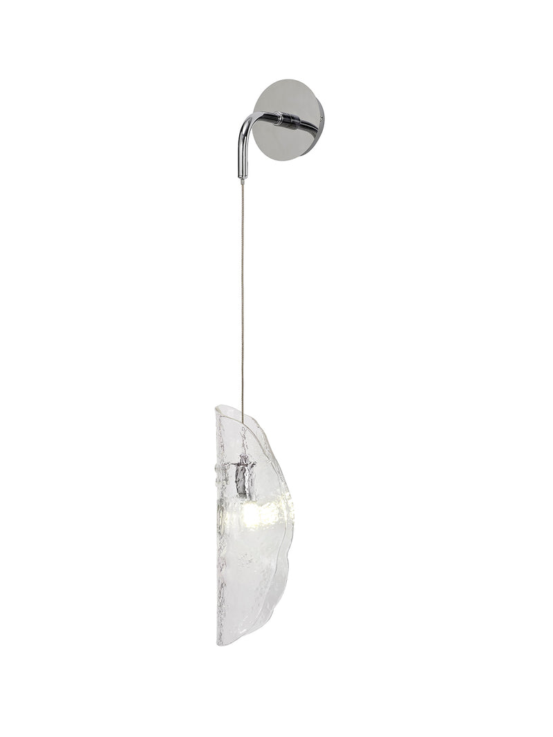 Load image into Gallery viewer, C-Lighting Zamicah Wall Light, 1 x G9, Polished Chrome/Clear Glass - 33179
