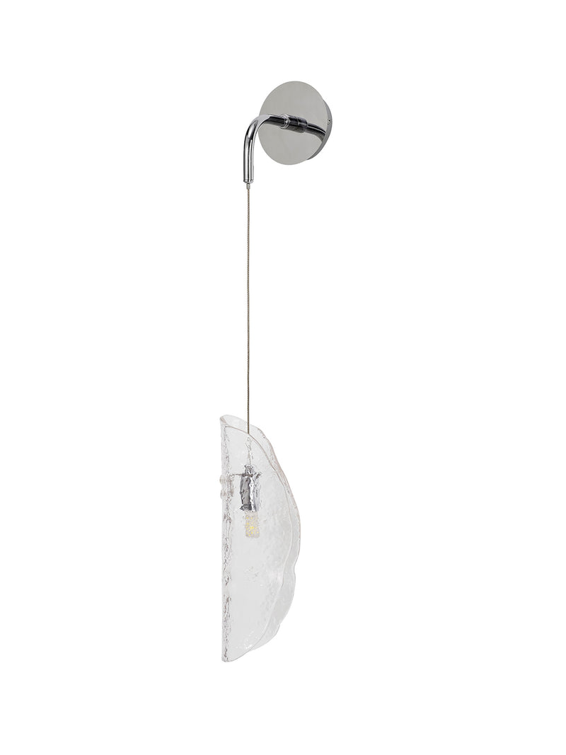 Load image into Gallery viewer, C-Lighting Zamicah Wall Light, 1 x G9, Polished Chrome/Clear Glass - 33179
