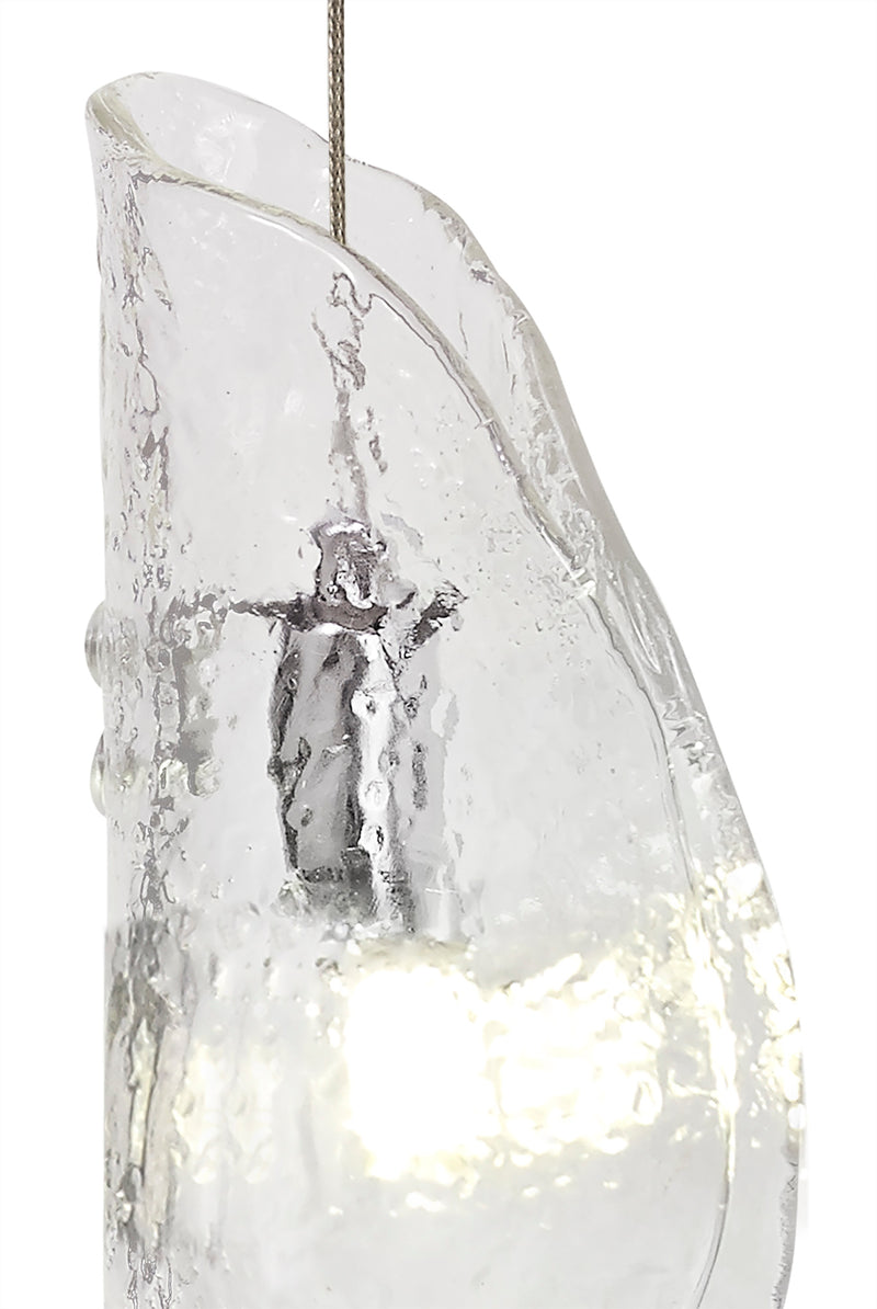 Load image into Gallery viewer, C-Lighting Zamicah Wall Light, 1 x G9, Polished Chrome/Clear Glass - 33179
