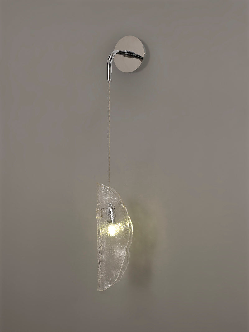 Load image into Gallery viewer, C-Lighting Zamicah Wall Light, 1 x G9, Polished Chrome/Clear Glass - 33179
