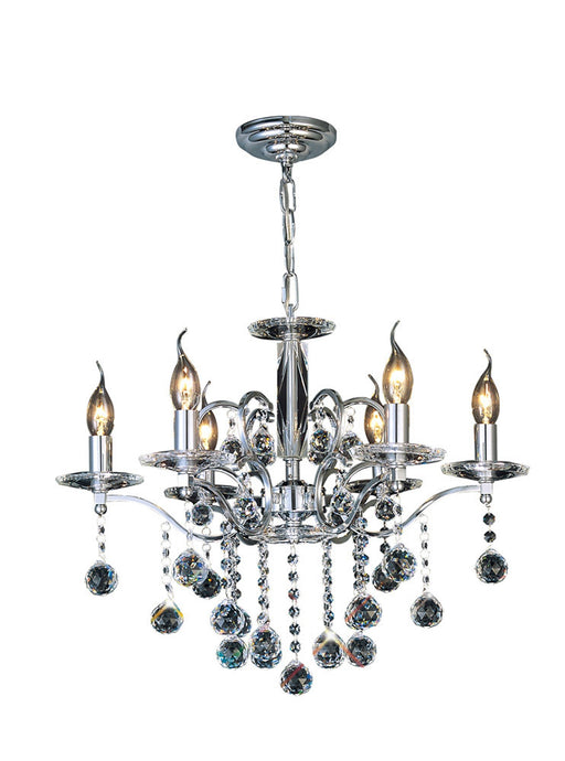 Diyas IL30126 Zinta Pendant 6 Light Polished Chrome/Crystal - 37973